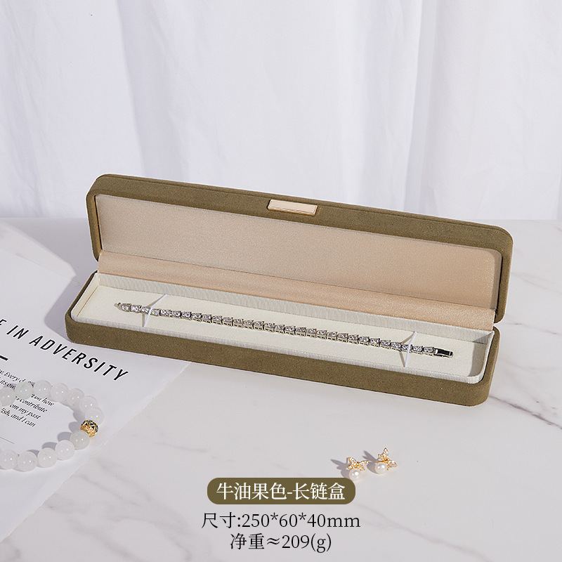 フルシルク PU レザージュエリーボックスジュエリー包装ボックスリングボックスブレスレットネックレスジュエリーボックスブレスレット収納ボックス