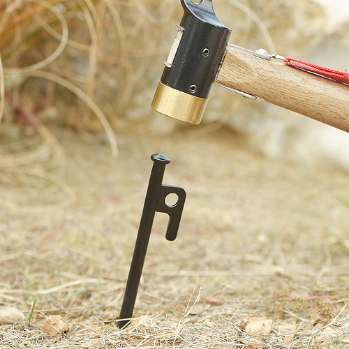 Outdoor thick and long camping pegs, canopy tent accessories, steel ground pegs, beach and snow fixed camp pegs, cross-border