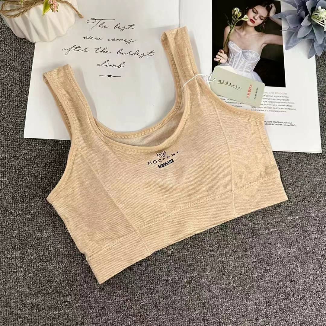 Nueva taza fija sin costuras hermosa espalda sin anillo de acero ropa interior chaleco chaleco cómodo ropa interior damas base sostén al por mayor image 4