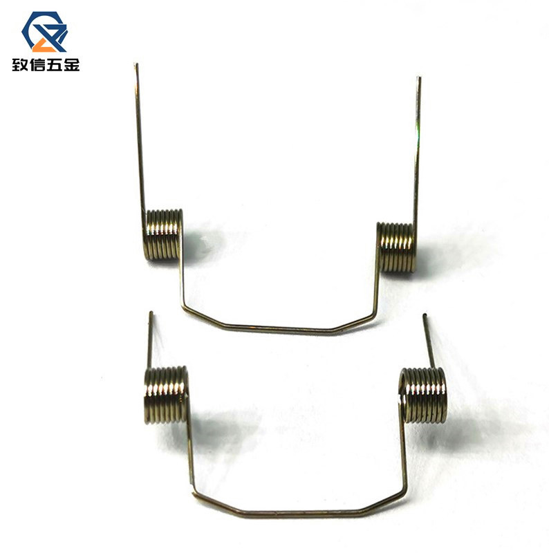 厂家加工非标不锈钢弹簧 灯饰五金异形双扭簧 制做扭转小弹簧加工