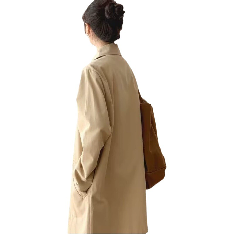 Ветровка для женщин среднего и длинного среднего цвета простой весенний и осенний топ для женщин