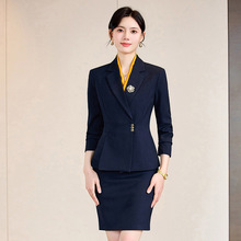 职业西装套装女秋冬气质女神范酒店前台接待经理正装珠宝店工作服