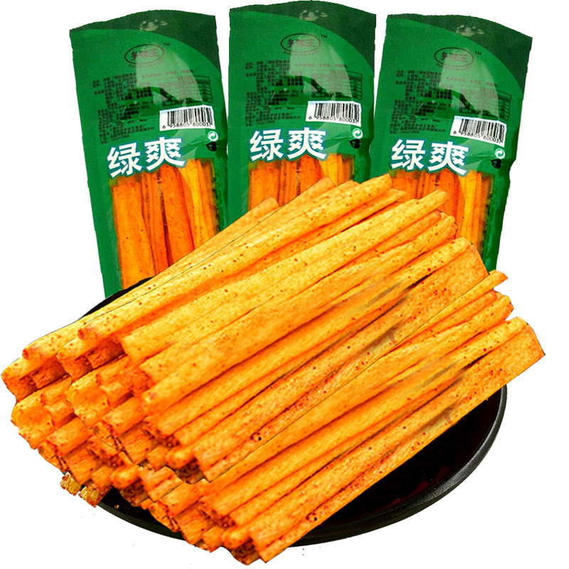 千味源绿爽辣条五毛钱的麻辣8090儿时怀旧小零食散装发批休闲小吃|undefined
