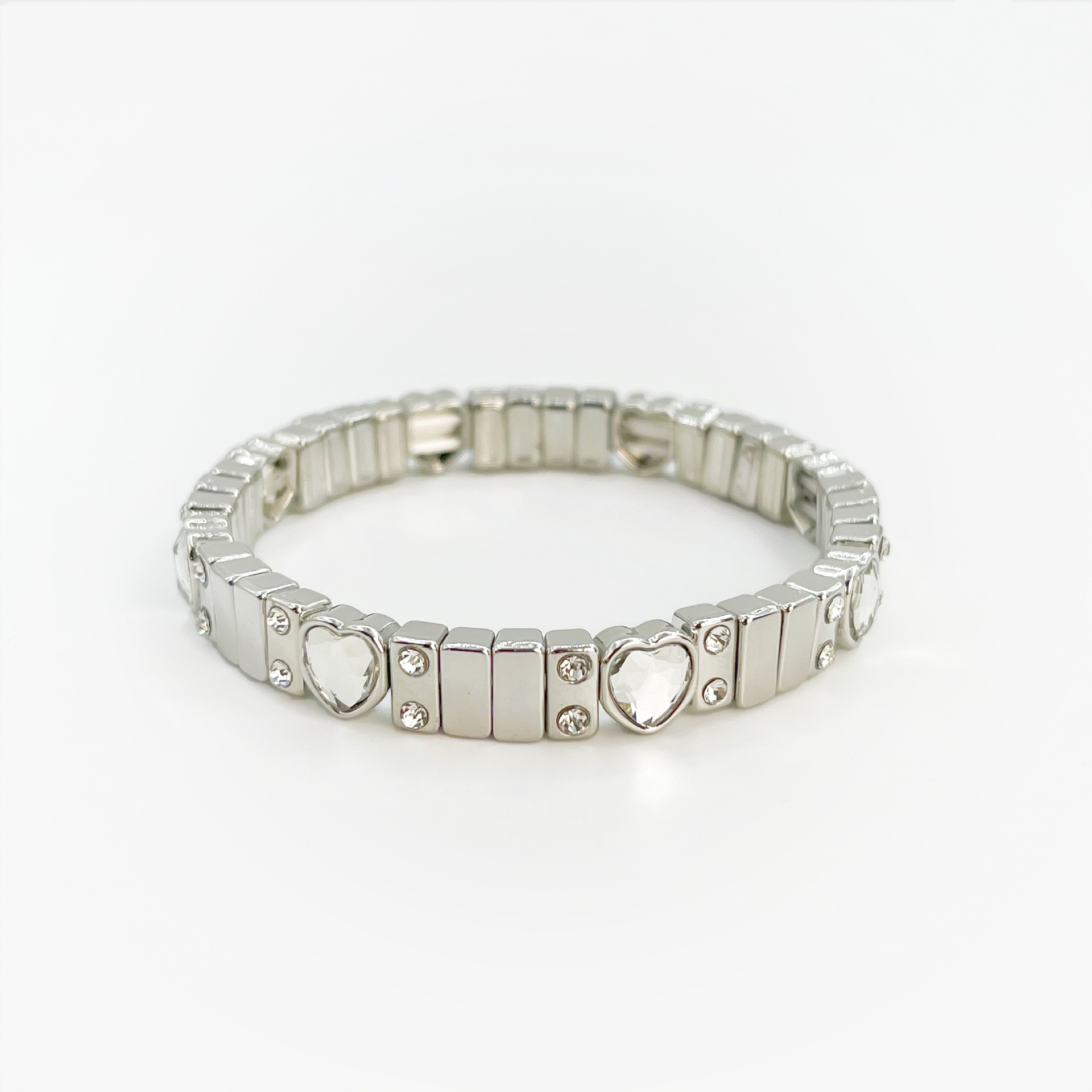 Heart Shape Pattern Retro Heart Shape Alloy Wholesale Bracelets