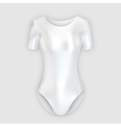 Adult artistic gymnastics clothes tights yoga clothes one-piece tight silky glossy dance clothes half-body clothes