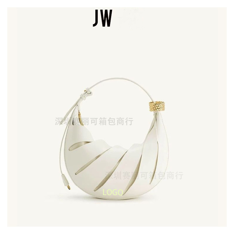 跨境JW腋下饺子包女斜痕新月包女2025新款小众设计包高级感挂件包|undefined