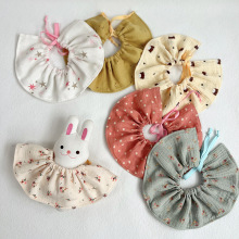 ins韩 婴儿口水巾四层棉纱泡泡纱新生儿童宝宝围嘴兜母婴用品批发