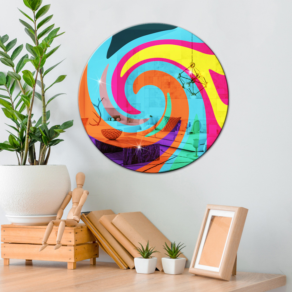 Fashion Colorful Arylic Wall Sticker display picture 2