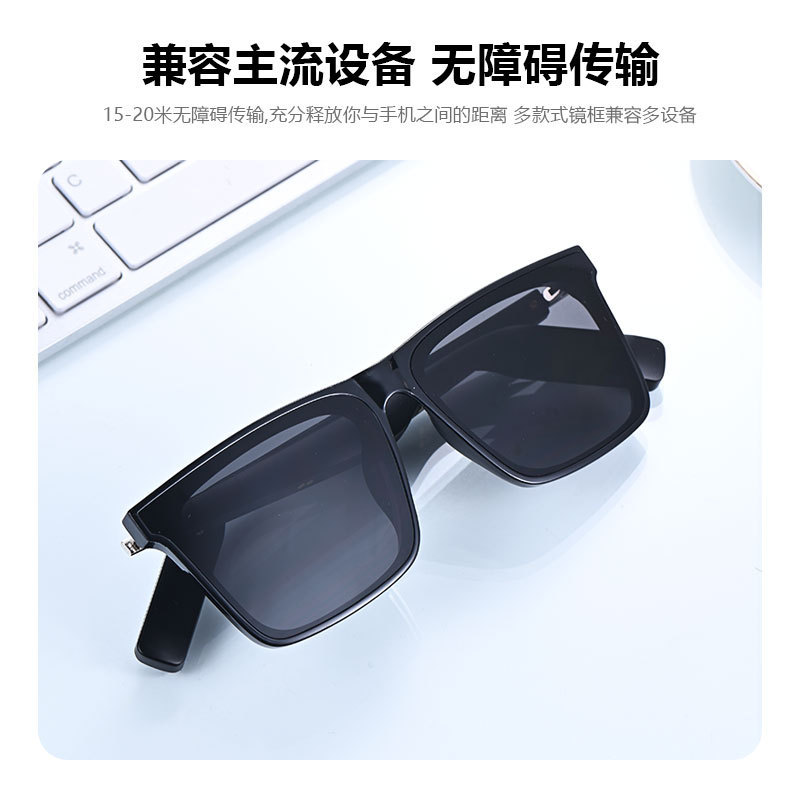 Gfas inteligentes YJ008 gafas Bluetooth para escuchar música y llamadas de navegación UV400 anti-UV conducir viajes en bicicleta