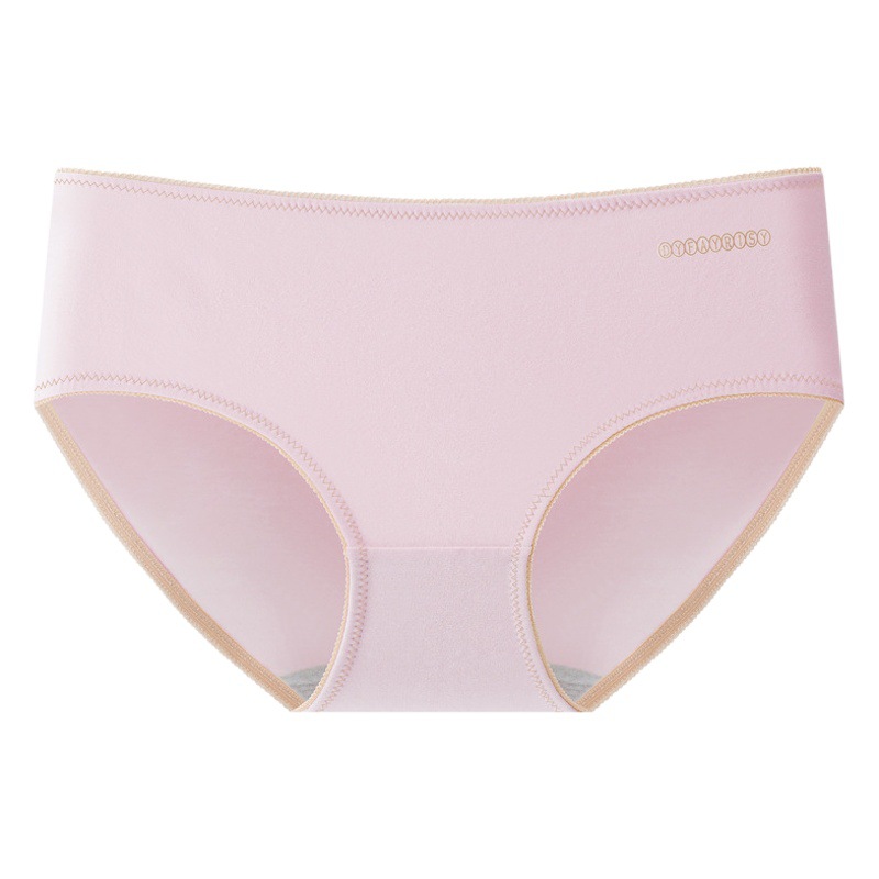 Actualizado 7A puro algodón antibacteriano entrepierna cómodo sin costuras suave vaina invierno nuevo estilo deportivo chica Mediados de cintura calzoncillos