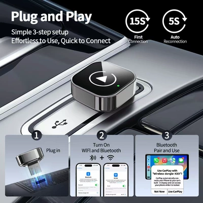 Linux Systems, Portable, Simsiz CarPlay və Android Auto