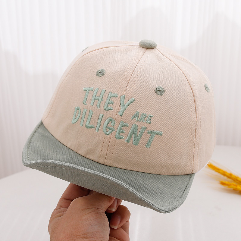 Sombreros para bebés primavera y otoño delgados sombreros de lengua de pato para bebés de algodón adorable gorra de béisbol de borde suave para niños primavera y verano