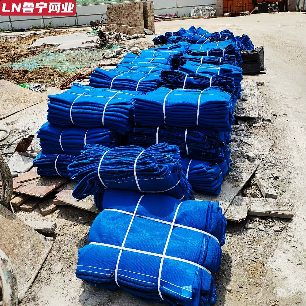 Прямые поставки с фабрики, строительная площадка, огнестойкая защитная сетка, плотная сетка, синяя защитная сетка, внешняя рама, конструкция, защита от падения пыли