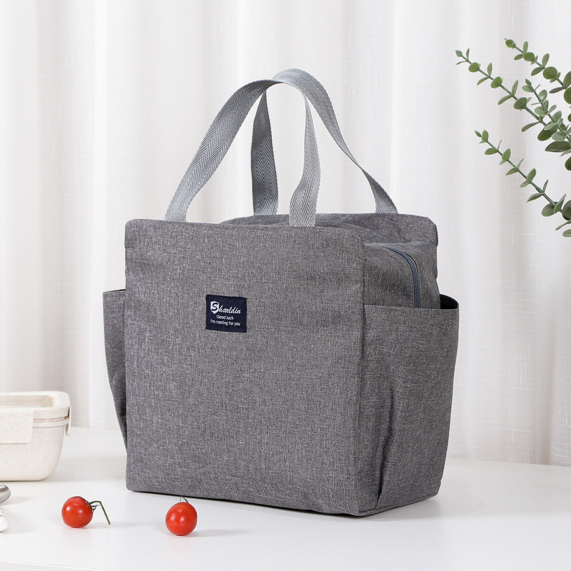 Doble bolsillo gris