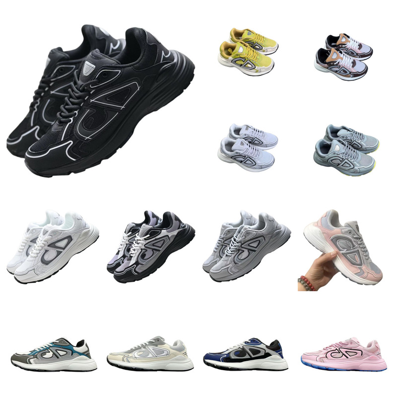 Cross-Border European Station B30 Cd Non-Slip Breathable Mesh Thick-Soled Low-Top Casual Shoes Unisex Dad Shoes