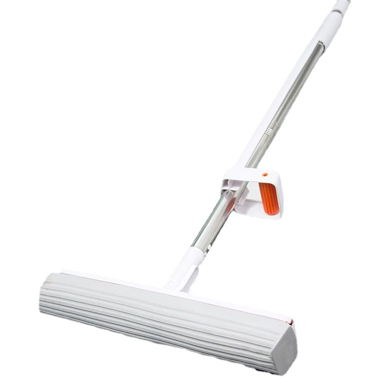 Новая швабра без помощи рук, ленивая швабра, инструмент для чистки пола, бытовая плоская швабра двойного назначения для сухой и влажной уборки, впитывающая и чистящая в одном движении.
