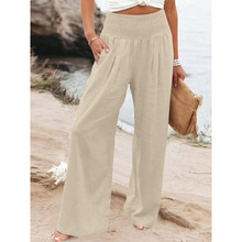 H 64415 Smocked vintage women pants ��������Ů���п�羳