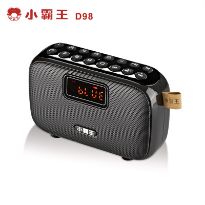 小霸王 D98 Wireless Bluetooth speaker outdoor sound selection song and plug in U disk frequency exclusive radio