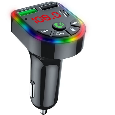 High sound quality car mp3 player f20 card dual USB Bluetooth hands-free call aux car fm transmitter