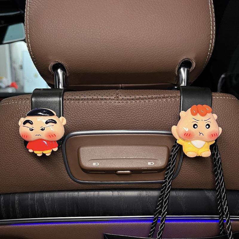 Asiento del automóvil trasero gancho de dibujos animados gancho de automóvil detrás de lindo 2024 nuevo gancho multifuncional montado en el automóvil