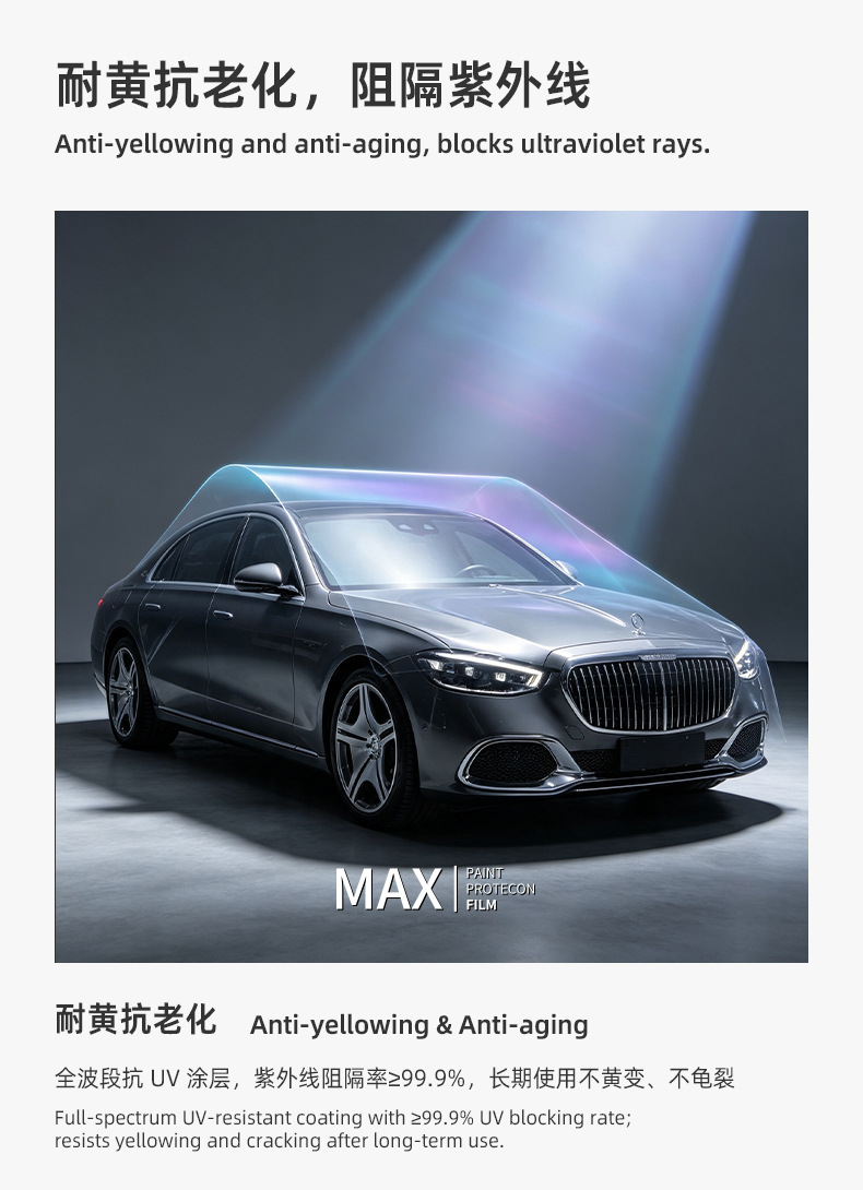 Hydrogen Bond 5K dense coating TPU Lubrizol base material aliphatic paint protection film PPF self-healing anti-fouling