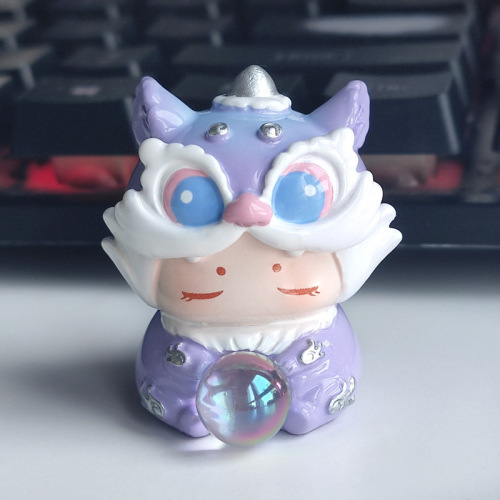 Ancient style and national trend, the auspicious beast comes to the world, a pearl from the East China Sea, blind box resin figure, unboxed, girl's heart, birthday gift wholesale