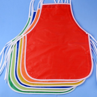 Children's Waterproof Apron Bib for Kindergarten, Food, Art, Multiple Colors, 2-8 Years