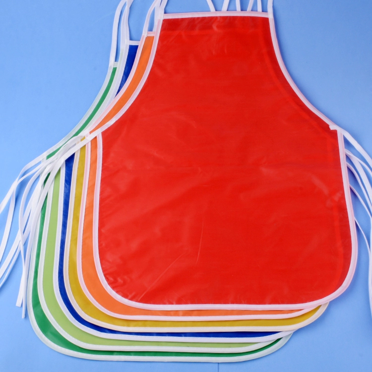 Children's Waterproof Apron Bib for Kindergarten, Food, Art, Multiple Colors, 2-8 Years