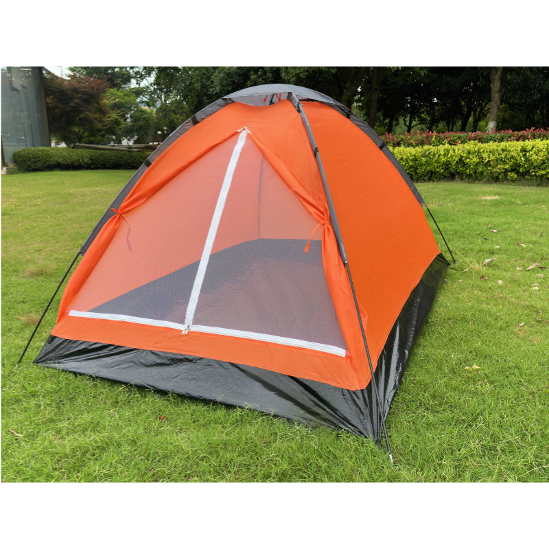 Tienda de campaña al aire libre 2 personas camping individual doble tienda de campaña engrosada al aire libre