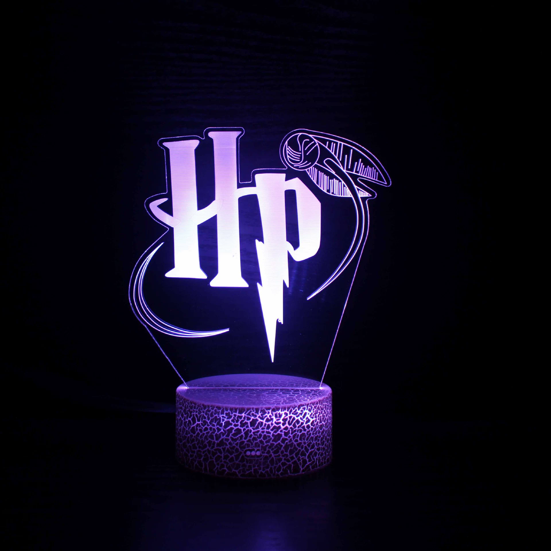 Creative LED night light, touch table lamp, (跨境贸易), 3D, дистанционное управление