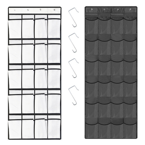 Cross-border new 24-grid rear storage hanging bag, hanging shoe storage bag, TEMU best-selling multi-layer storage bag