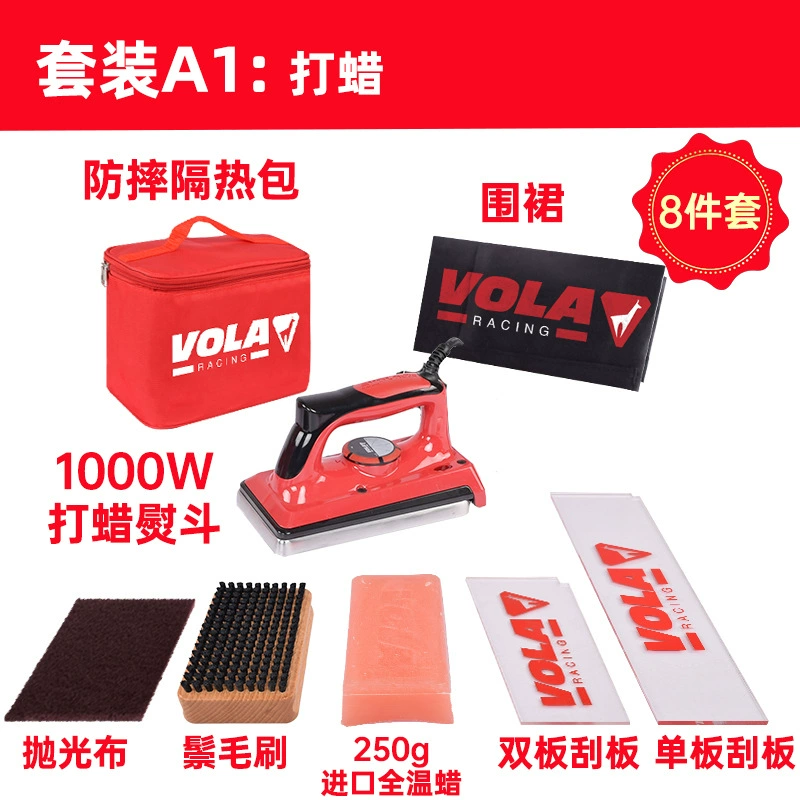 Snow Power French Vola Snowboard Repair and Maintenance Tool Set Waxed Iron Bottom Repair Blade