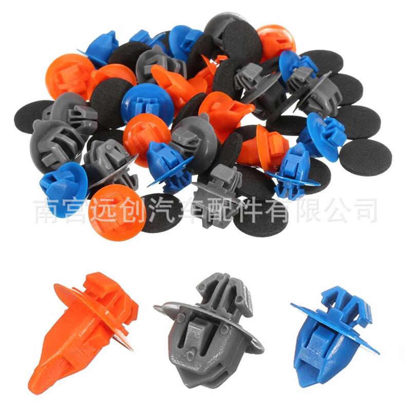 30PCs car buckle is suitable for Toyota RAV4 FJ Cruiser Hood bumper nylon retainer