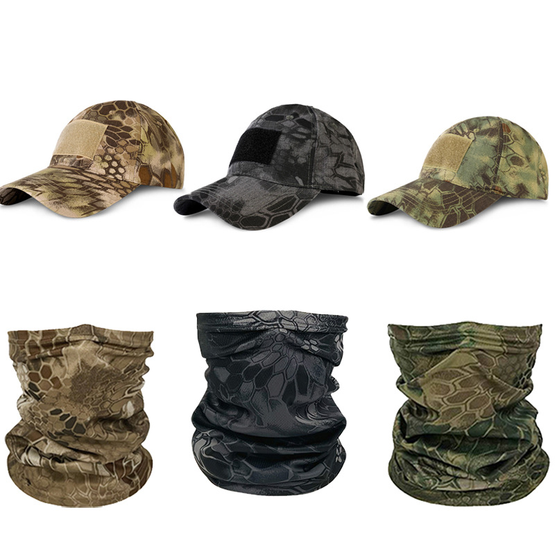 Amazon Military Fan Tactical Camuflaje Bibs Outdoor Pescador Sunscreen Sombrero máscara respirada gorra de béisbol