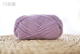 [Envío gratis] productos genuinos de cuatro hebras hilo de algodón de leche hilo de bebé muñeca hilo de algodón ganchillo lindo muñeca lana 4-Strand