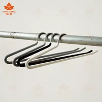 Трансграничная вешалка для брюк в форме гуся с коротким воротником, утолщенная, 25/29 см, Z-образная вешалка для брюк с низким воротником, обратная вешалка для одежды на гибкой шее, производитель, оптовая продажа