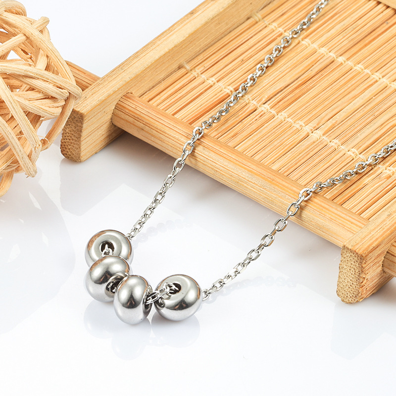 50 PCS/Package Quantity 50 PCS/Package 8*5mm Hole 2~2.9mm 304 Stainless Steel Geometric DIY Jewelry Accessories Beads