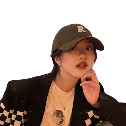 Unisex Summer Hat, Universal Duckbill Cap, Large Head Size, Face-Smoothing Baseball Cap, Trendy and Versatile Student Han Style Sun Hat
