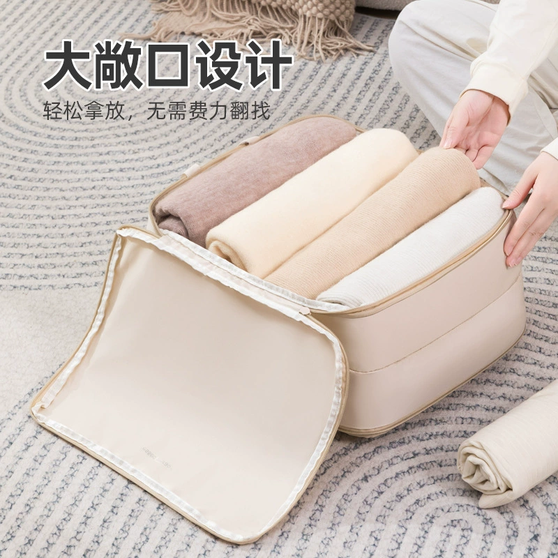 Storage bag for traveling, waterproof handheld down jacket
