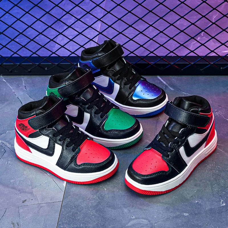 Basketball High Top Sneaker Für Kinder Wasserdichte Freizeitschuhe_voghion.com