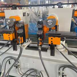 38双头液压弯管不锈钢铁铝圆钢管全自动弯管机半自动弯管机厂家