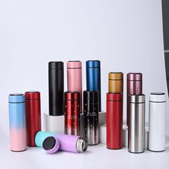 新款双层真空保温杯304不锈钢渐变直身水杯简约商务杯子礼品批发