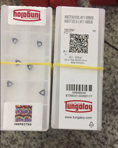 全新泰珂洛数控刀片WBGT030102L-W08 SH730精切削刀片