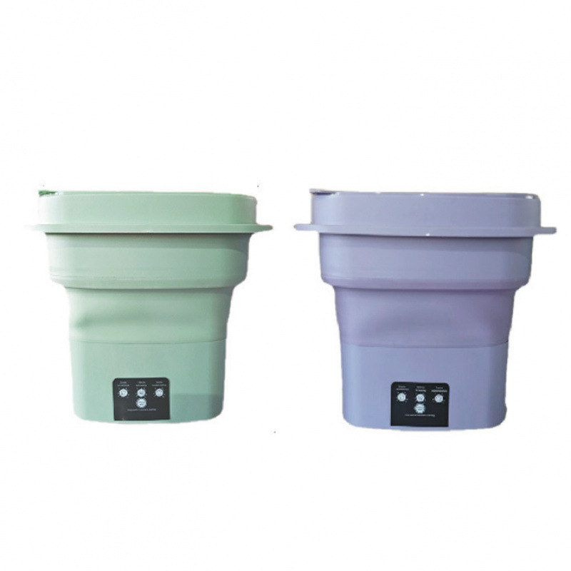 Cross-Border Folding Washing Machine Home Evaluation Socks Automatic Mini Small 9L Large Capacity Underwear Washing Machine Manufacturer