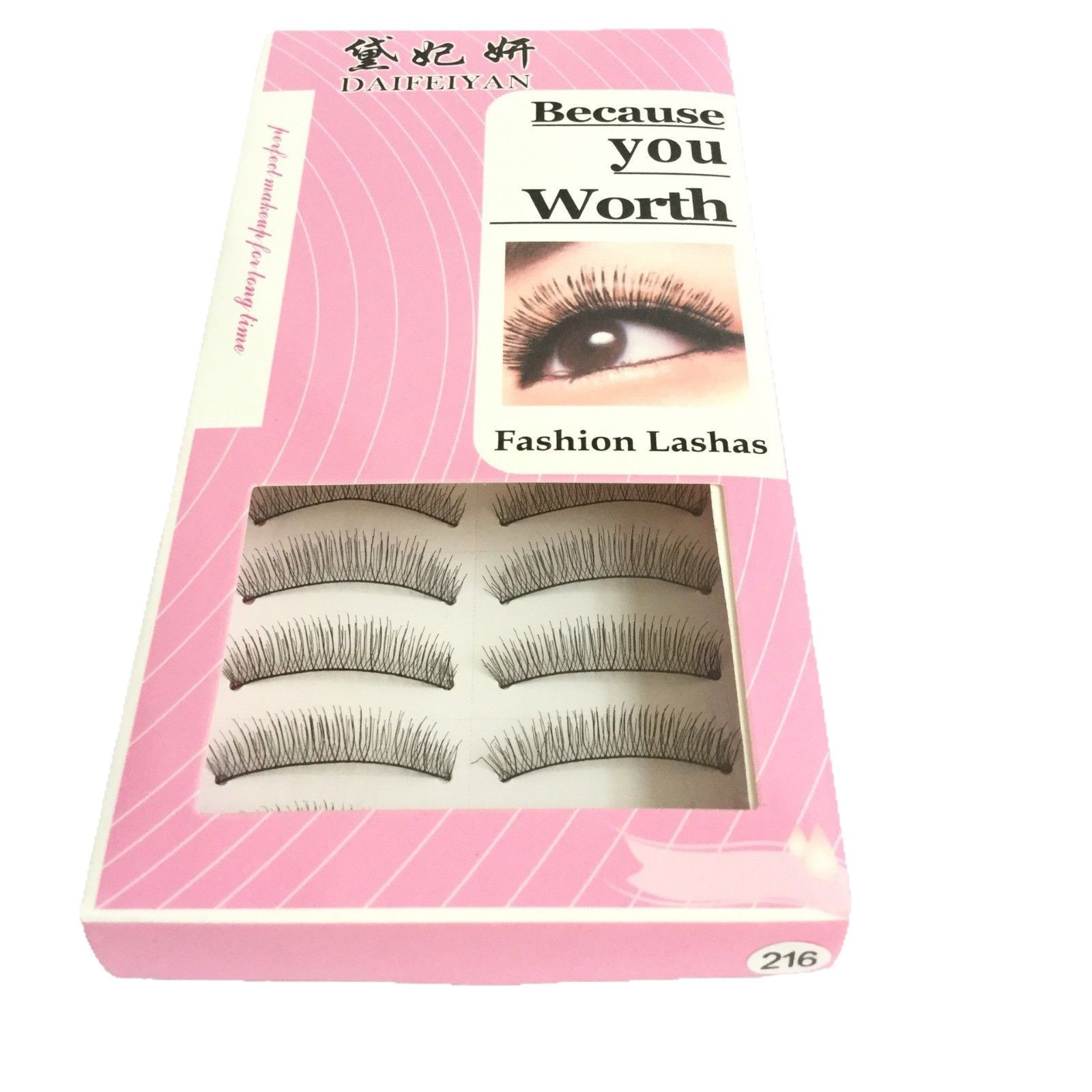 Boutique good quality 216 217 218 112 false eyelashes natural cross naked makeup eyelashes Diana feiyan manufacturers
