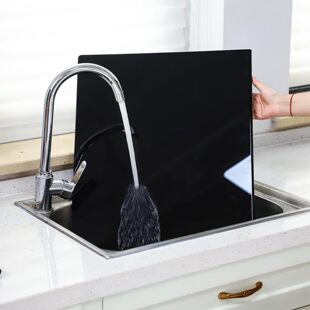Acrylic Black Chopping Board Accept Custom