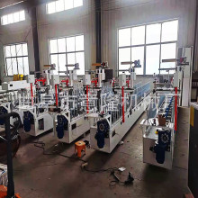 自动刮胶铝材移门覆膜机PUR冷胶快速包覆机 包覆不起皮省人工质保