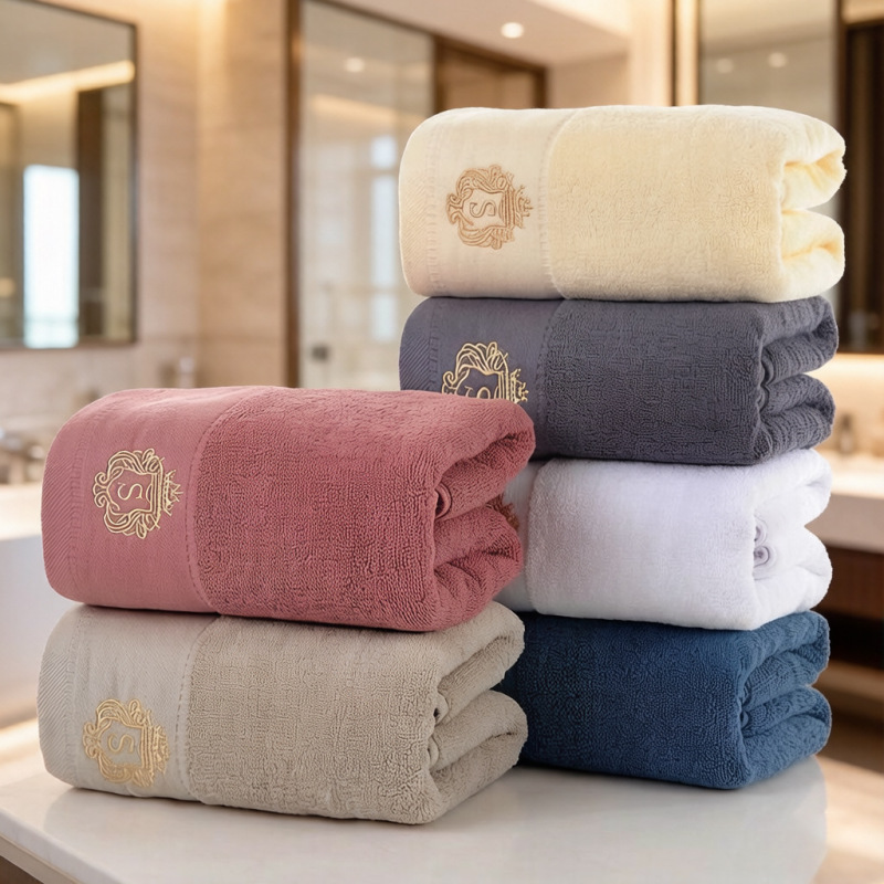 Austin Household Towels Pure Cotton Five-Star Hotel Towel Bath Towel Three-Piece Set Light Luxury Thickened Face Towel Hotel Austin Household Towels Pure Cotton Five-Star Hotel Towel Bath Towel Three-Piece Set Light Luxury Thickened Face Towel Hotel