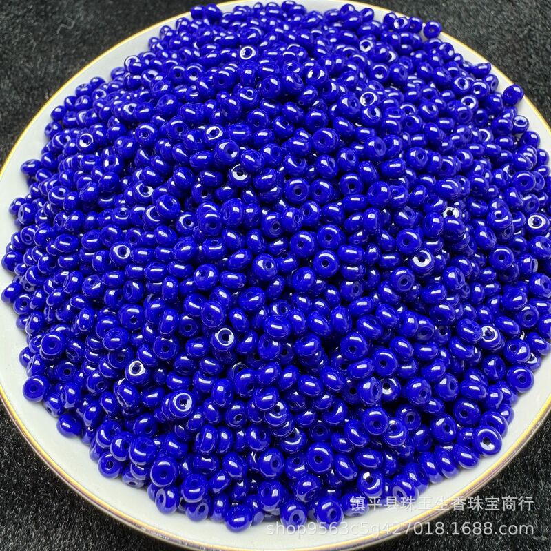 Piezoelectric Lapis Lazuli Spacer Loose Bead Bracelet Bracelet Handmade Beads DIY Accessories with Beads High Quality Semi-Finished Products Wholesale
