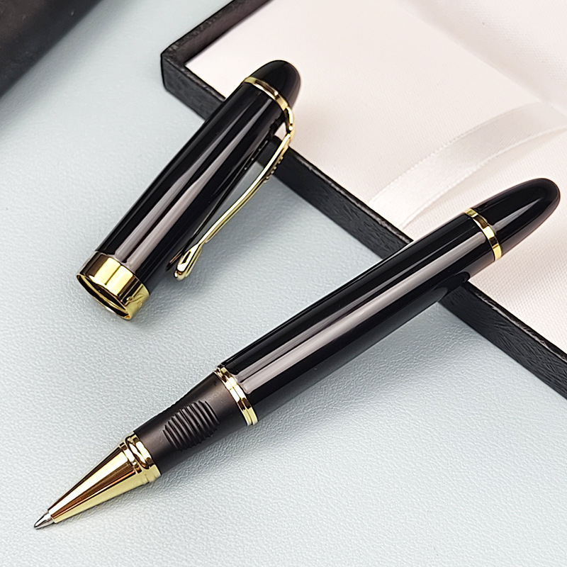 Boxed ball pen stainless steel paint metal pen 0.7mm ball pen engraved logo advertising metal gift pen